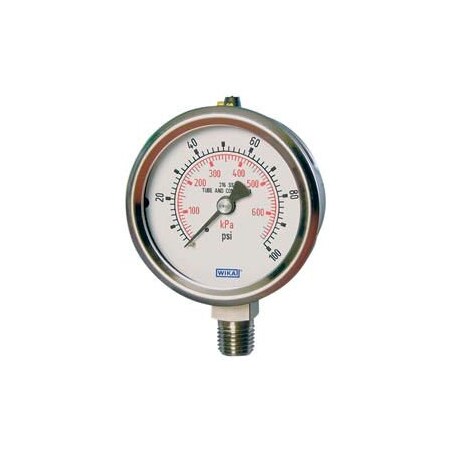 Wika Instrument 2.5" Type 232.53 60PSI Gauge - 1/4" NPT CBM Stainless Steel 9768335